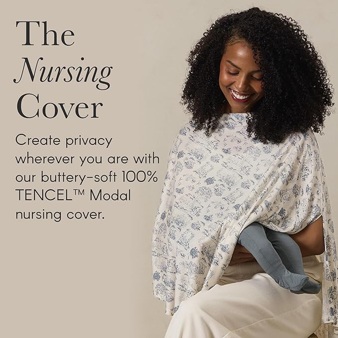 Solly Baby Nursing Cover, Ultra-Breathable, Lightweight Breastfeeding Cover-Up, Buttery-Soft Fabric, Universal Fit, Postpartum Essentials, Newborn Must Haves, Ballet