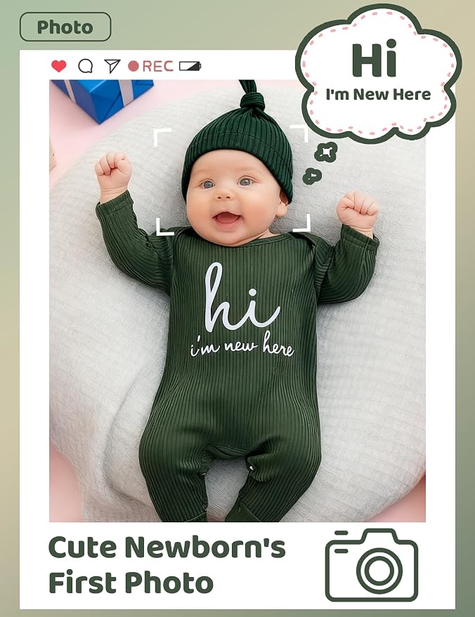 Babymine Newborn Coming Home Outfit Unisex Baby Clothes - Image 2