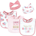 Hudson Baby Unisex Baby Cotton Bib and Headband Set by HudsonBaby