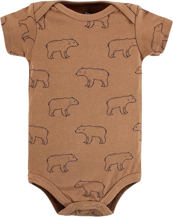 Hudson Baby Baby Boys' Cotton Bodysuits 7-pack - Image 4