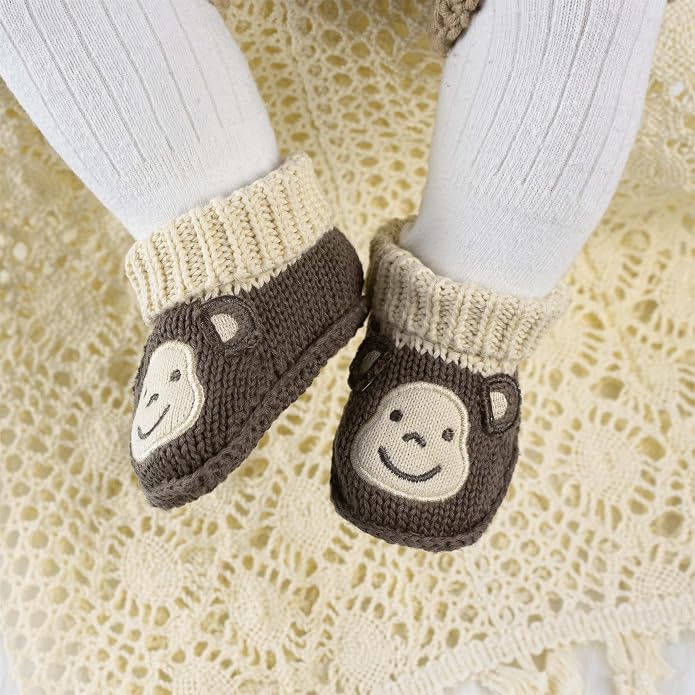 Baby Booties Newborn Infant Hand Crochet Knit Cotton Shoes Booties First - Image 7