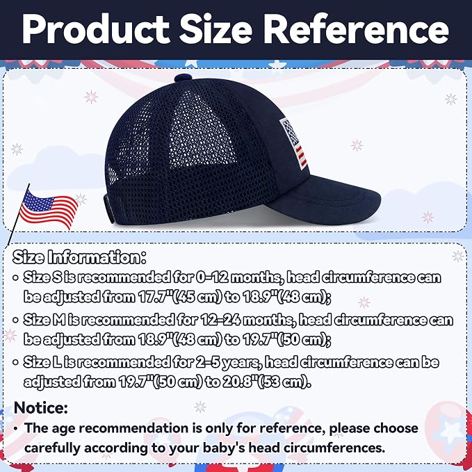 Olreco Baby Baseball Cap Toddler Baseball Hat - Image 6