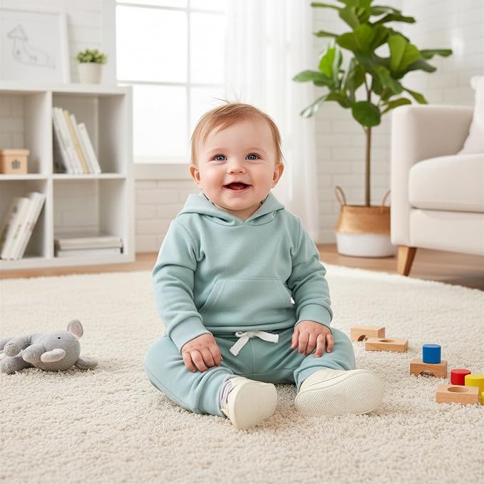 Aalizzwell Infant Baby Winter Hoodie Outfit - Image 2
