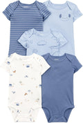 Carter's Baby Boys 5-Pack Original Short Sleeve Bodysuits by Carters