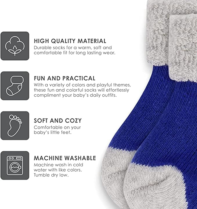 Rising Star Baby Sock, Toddler Sock, Kids Socks Multipacks - Image 3