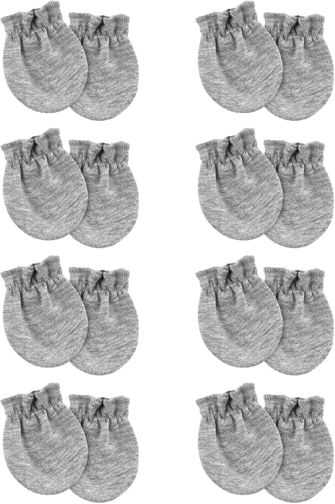 AQOKKA Newborn Baby Mittens No Scratch Cotton Elastic Wrist Gloves Infant by AQOKKA