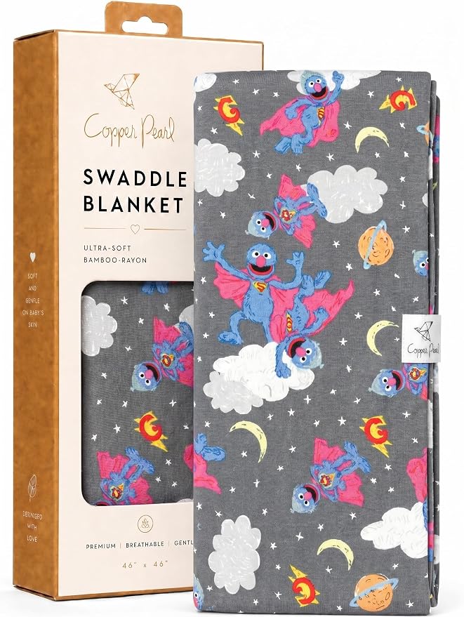 Copper Pearl Swaddle Blankets for Newborns | Soft Stretchy Receiving Blankets by CopperPearl