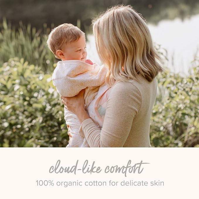 Burt's Bees Baby Organic Cotton Infant Reversible Blanket, Nursery Bedding | - Image 5