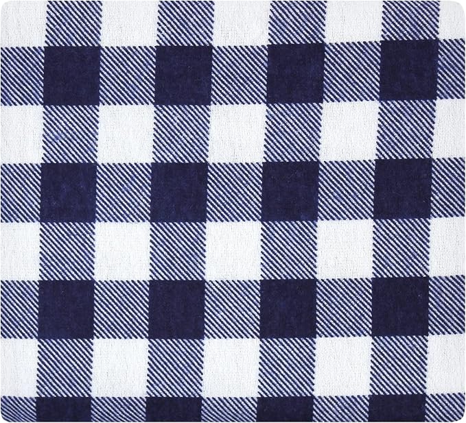 Hudson Baby Unisex Baby Cotton Flannel Receiving Blankets, Apple Orchard - Image 4