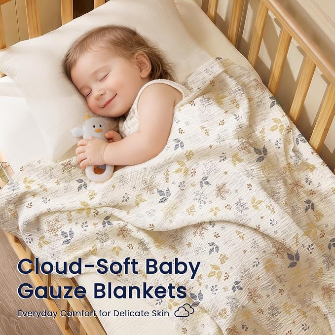 EXQ Home Muslin Swaddle Blankets - Image 2