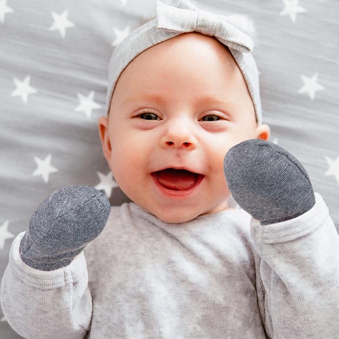 Geyoga 18 Pairs Newborn Infant Baby Mittens No Scratch Gloves 0-6 Months | Anti - Image 7
