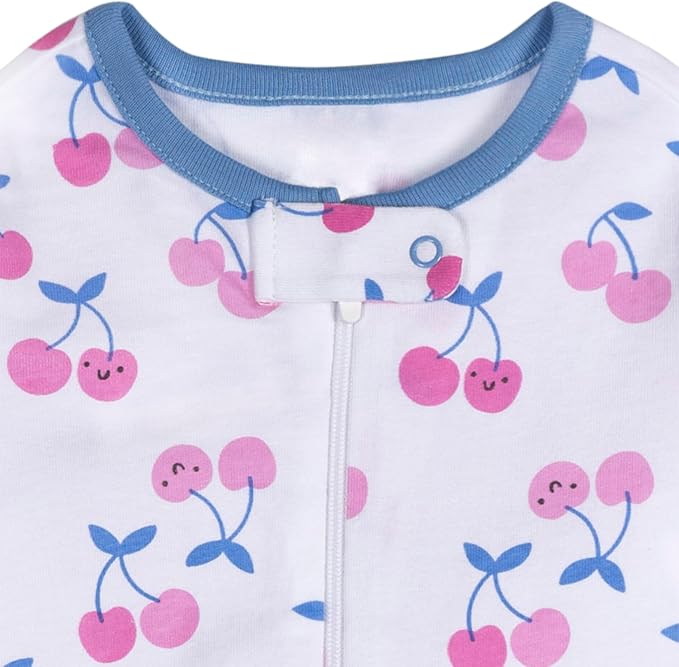 Onesies Brand Baby Girls 4-Pack Sleep 'N Play Footies Multi Pack - Image 3