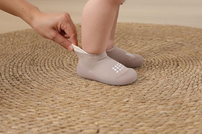Baby Sock Shoes Toddler Walking Shoes Infant Slippers | Soft Rubber Sole - Image 6