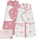 Baby Swaddle Sleep Sack 0-3 Months, Cotton Swaddles by FIEMOL