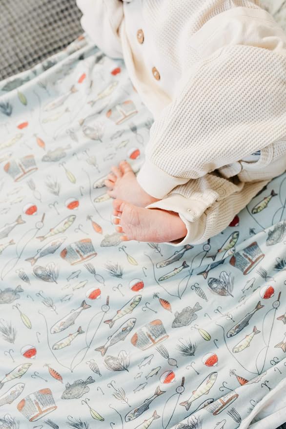 Copper Pearl Swaddle Blankets for Newborns | Soft Stretchy Receiving Blankets - Image 8