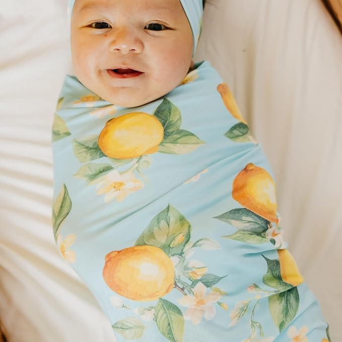 Copper Pearl Swaddle Blankets for Newborns | Soft Stretchy Receiving Blankets - Image 6