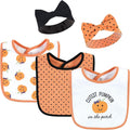 Hudson Baby Unisex Baby Cotton Bib and Headband Set by HudsonBaby