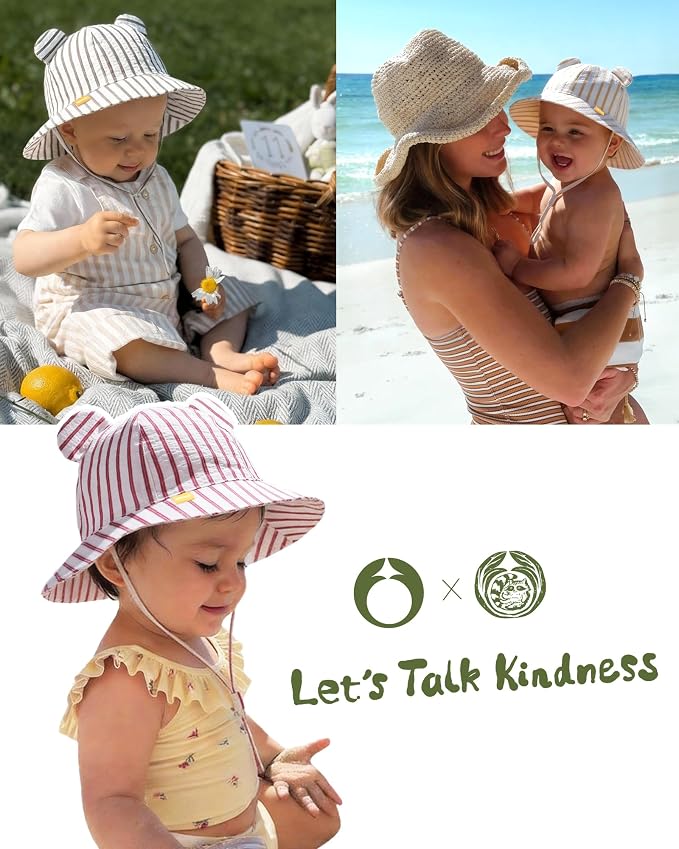 FURTALK Baby Sun Hat Infant Toddler Hat UPF 50+ Bucket Hat - Image 5