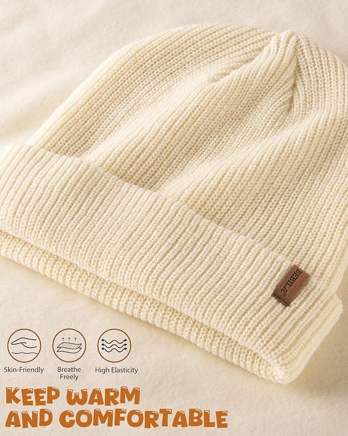 Baby Beanie Toddler Infant Winter Hats Knit Warm Caps - Image 2