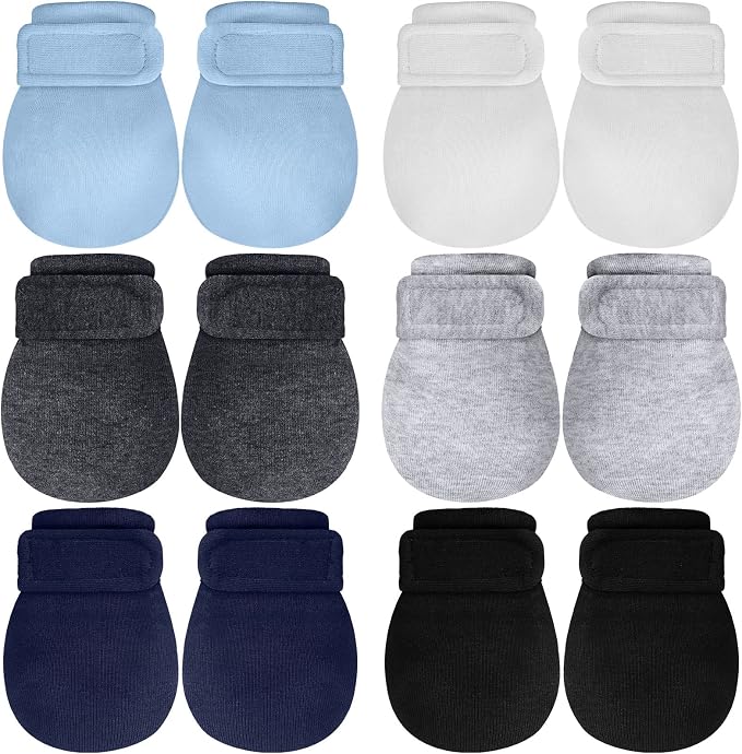 Newcotte Newborn Baby Mittens No Scratch Mitts | Soft No Scratch by Newcotte