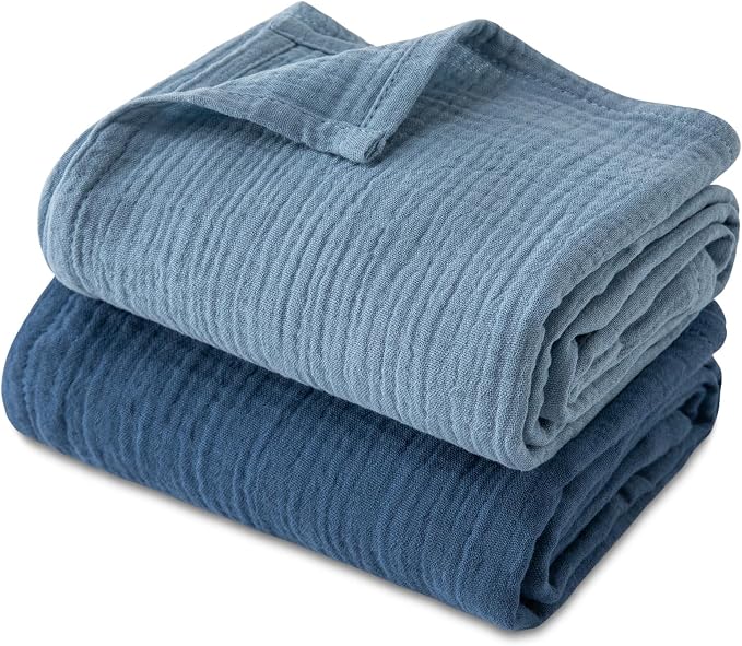 GLLQUEN BABY Muslin Swaddle Blankets by GLLQUENBABY