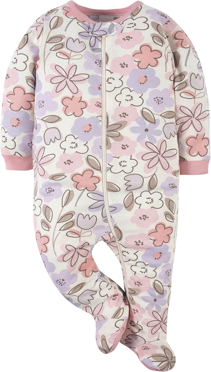 Gerber Baby Girls 2-Pack Sleep ‘N Play - Image 3