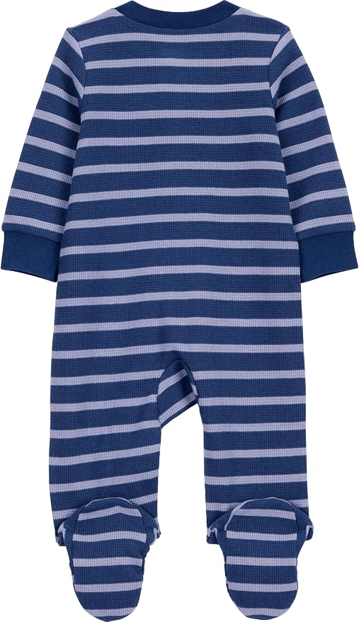 Simple Joys by Carter's Unisex Baby 2-way Zip Thermal Footed Sleep and Play - Image 2