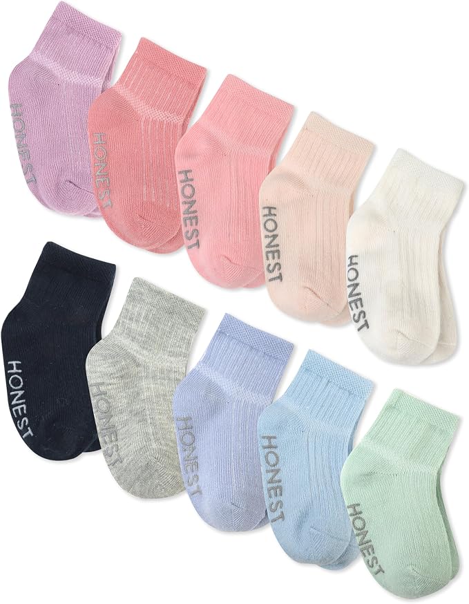HonestBaby Baby Girls' Cozy Socks by HonestBaby