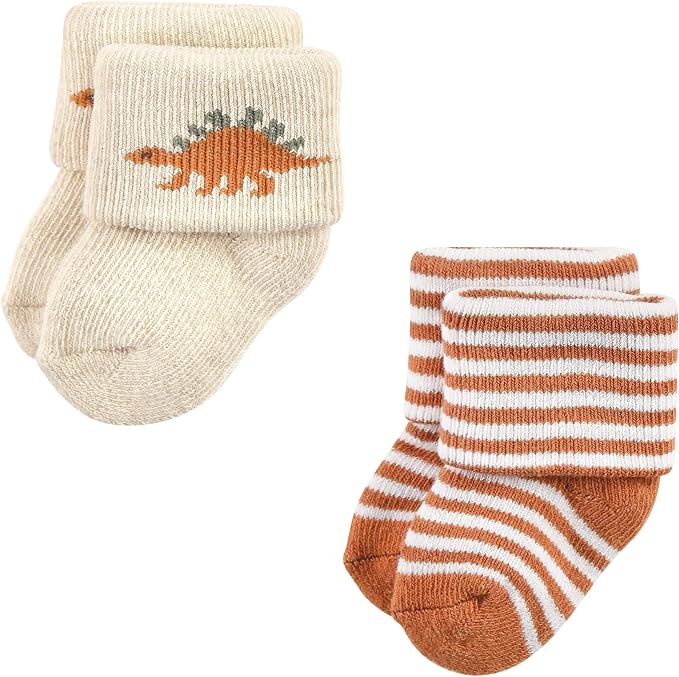 Hudson Baby Baby 8-pack Cotton Rich Newborn and Terry Socks - Image 4