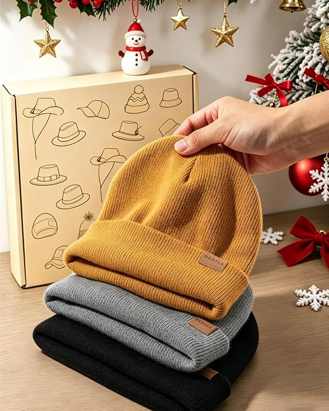 Baby Beanie Toddler Infant Winter Hats kids Warm Knit Caps - Image 7