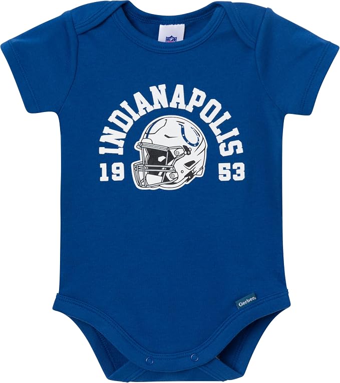 Gerber NFL Baby Boys 3-Pack Onesie Bodysuit - Image 2