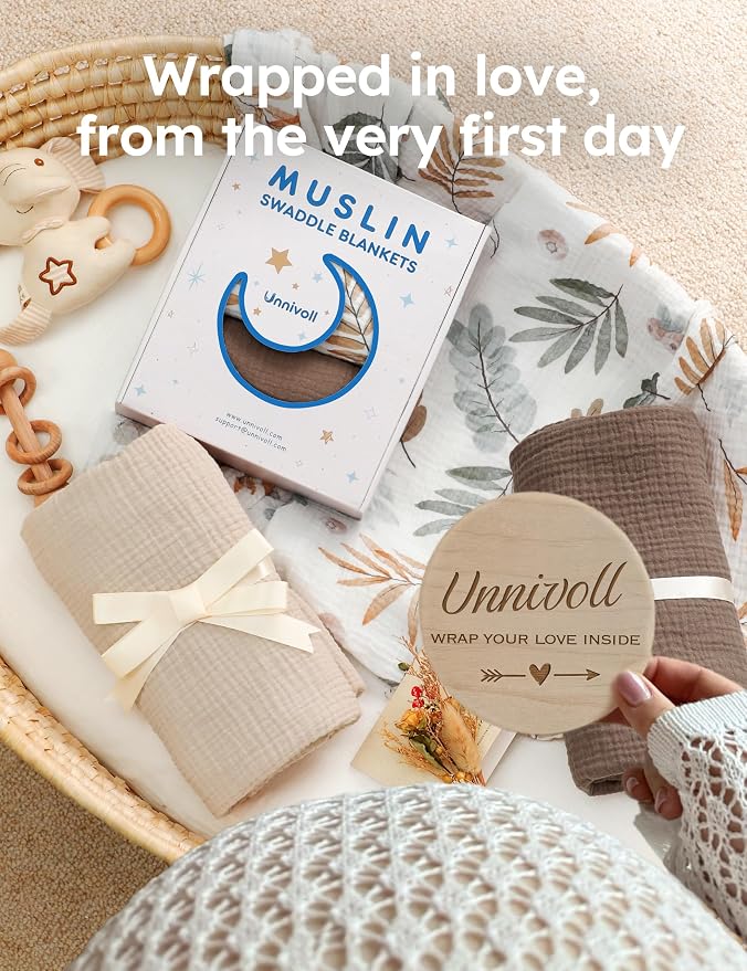 Unnivoll Muslin Swaddle Blankets - Image 8