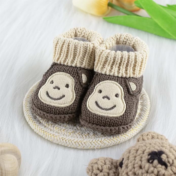 Baby Booties Newborn Infant Hand Crochet Knit Cotton Shoes Booties First - Image 4