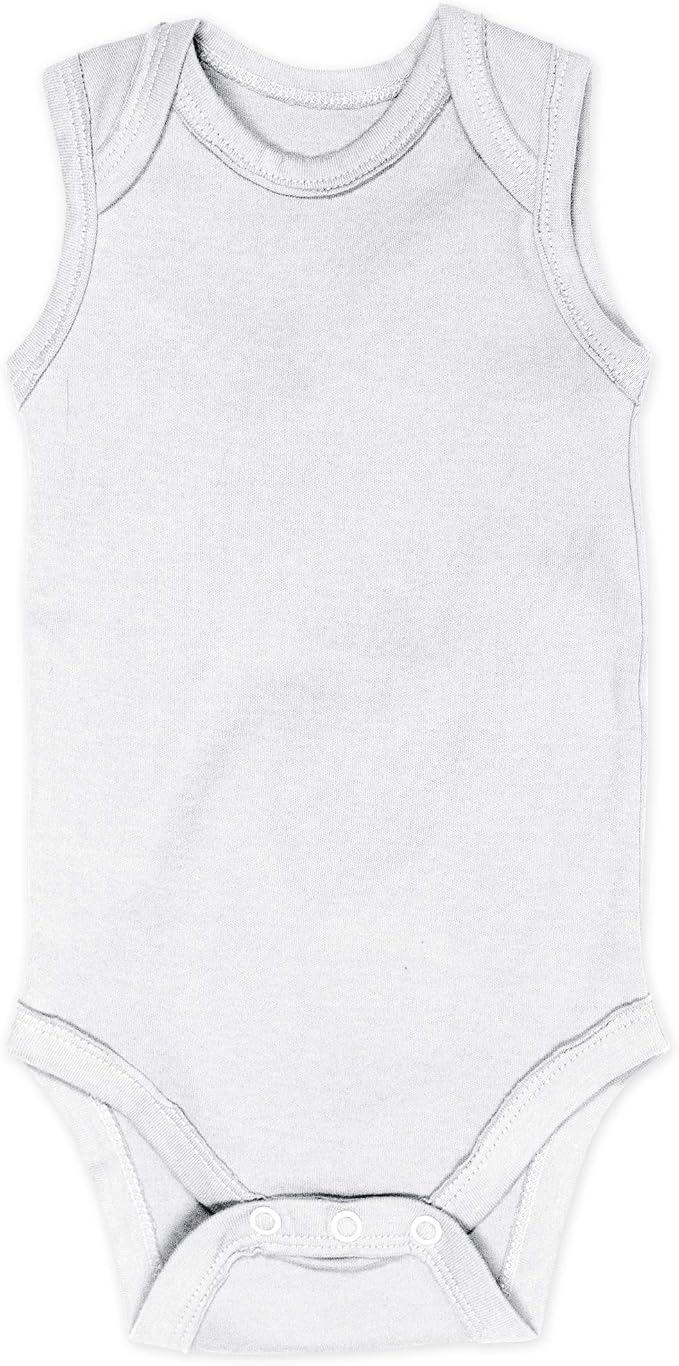 HonestBaby baby-boys Sleeveless Bodysuits One-piece 100% Organic Cotton - Image 6