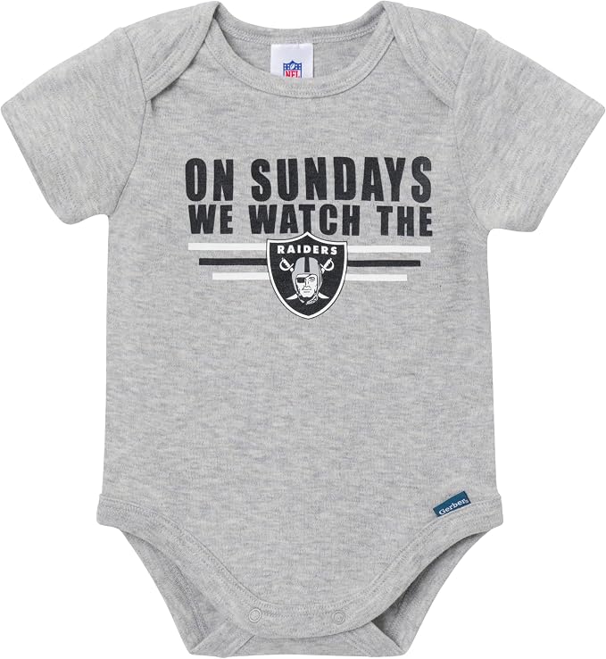 Gerber NFL Baby Boys 3-Pack Onesie Bodysuit - Image 4