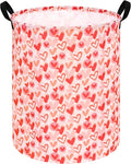 Round Laundry Hamper Storage Basket Laundry Organizer Hamper Storage Bins Clothes and Toys Box Nursery Hamper Gift Basket For Kids with Handles