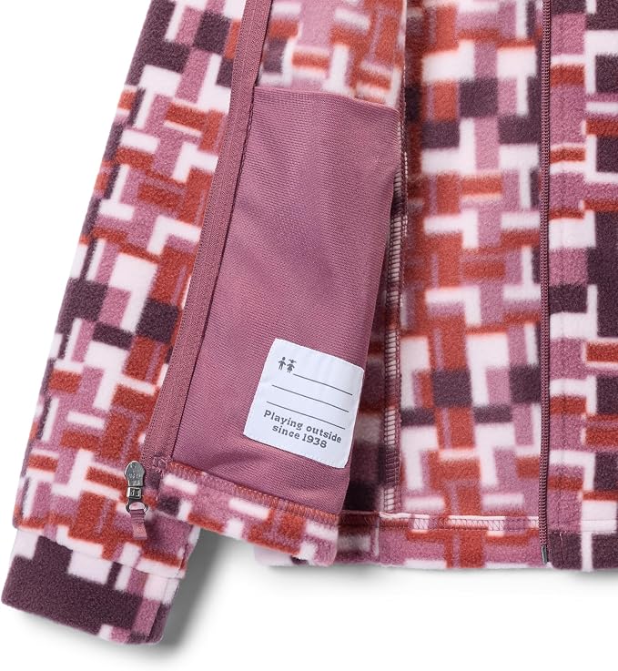 Columbia Youth Girls Benton Springs II Printed Fleece Jacket - Image 3