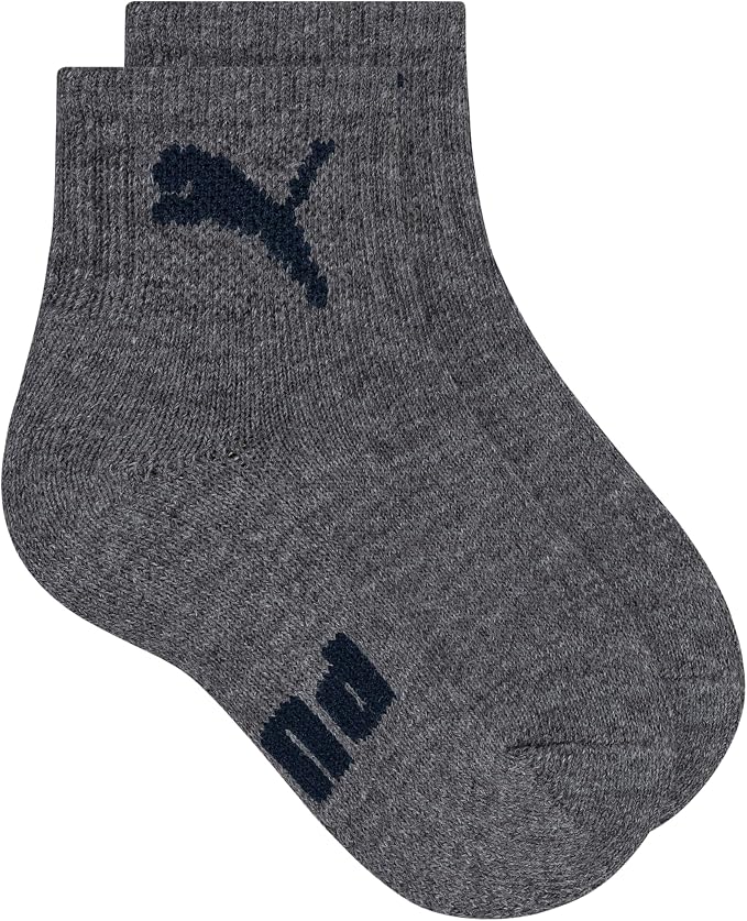 PUMA Unisex Baby 6-pack Infant Anklet Socks, Extra Cushion & Comfort-toe - Image 4