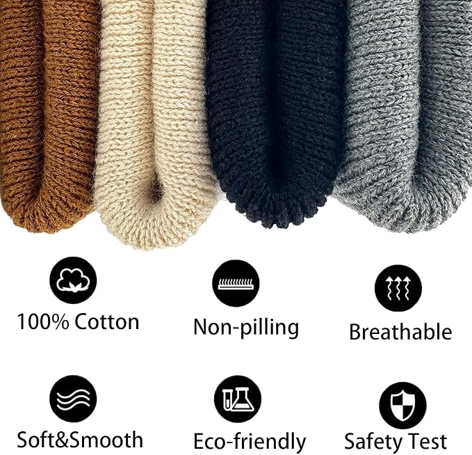 vidsel 100% Cotton Toddler Beanie Hats - Image 7