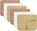Muslin Burp Cloths Soft and Breathable Burp Cloths Baby Girl 6 Pack 10x20 by Unknown