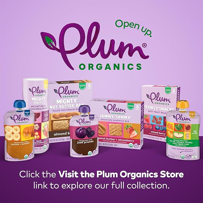 Plum Organics Variety Pack, 12+ Months – Toddler’s Taste Adventure & Sunrise Pack – Mighty 4 & Mighty Morning Organic Fruit & Veggie Pouches – 4 oz Pouch, Pack of 18 (Amazon Exclusive)