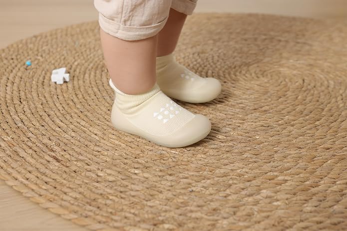 Hstyle Baby Sock Shoes Toddler Boys Walking Shoes Infant Slippers Sneakers | - Image 3