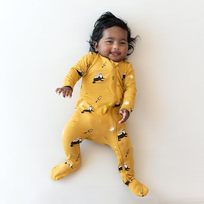 KYTE BABY Infant and Toddler Dual Zipper Footie, Ultra-Soft Rayon Made From - Image 4