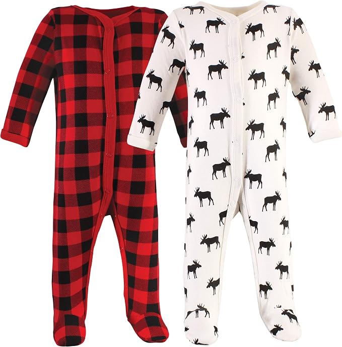 Hudson Baby Unisex Baby Cotton Sleep and Play - Image 2