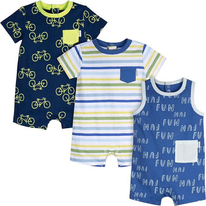 Onesies Brand Baby Boys 3-Pack Romper by OnesiesBrand