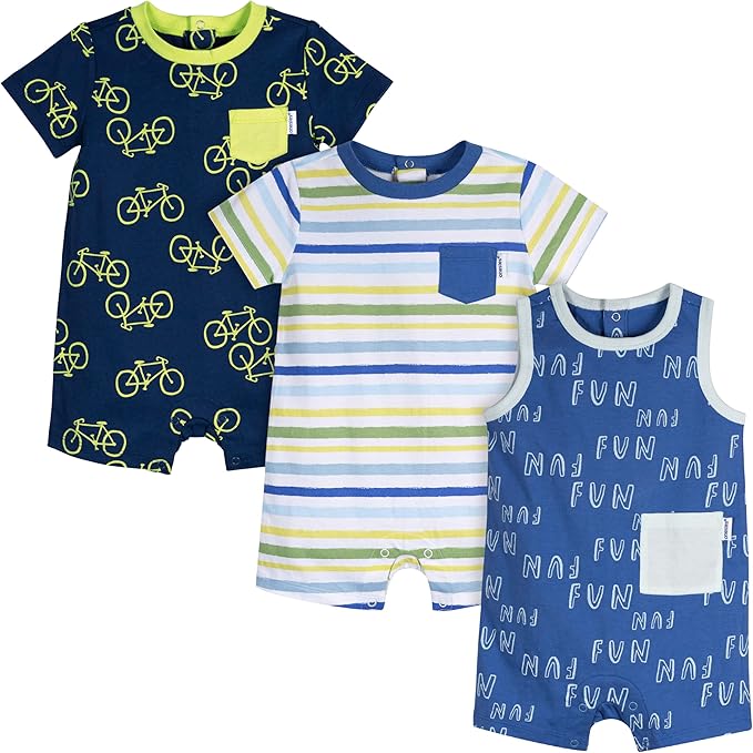 Onesies Brand Baby Boys 3-Pack Romper by OnesiesBrand