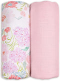 GLLQUEN BABY Muslin Swaddle Blankets 2Pk Receiving Blanket Large 35" x 40" | by GLLQUENBABY