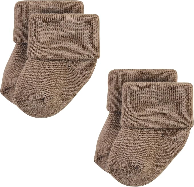 Hudson Baby Baby 8-pack Cotton Rich Newborn and Terry Socks - Image 4