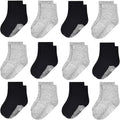 GRPSKCOS Baby Socks Non Slip 12 Pairs Toddler Anti Skid Socks by GRPSKCOS