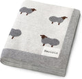 Luxury Cotton Knit Swaddle Baby Blanket by BleuLaLa
